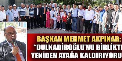 BAŞKAN AKPINAR: MAHALLELERİMİZİN SORUNLARINI BİR BİR ÇÖZÜYORUZ