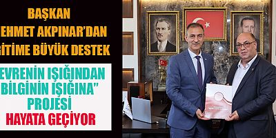 BAŞKAN AKPINAR, ÖĞRENCİLER BİLİMSEL DÜŞÜNCEYLE TANIŞACAK