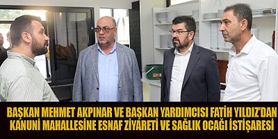 BAŞKAN AKPINAR: “ORTAK AKILLA HİZMET ÜRETMEYE DEVAM EDECEĞİZ”