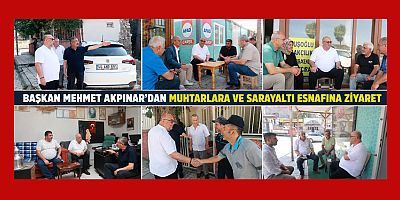 BAŞKAN AKPINAR, SORUNLARI YERİNDE DİNLEMEYE DEVAM EDİYORUZ