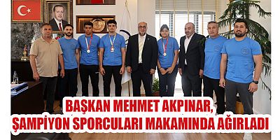 BAŞKAN AKPINAR: SPORA DESTEĞİMİZ SÜRECEK