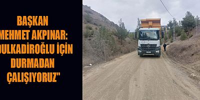 BAŞKAN AKPINAR: 