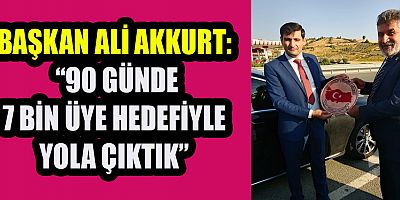 BAŞKAN ALİ AKKURT: MİLLİ YOL PARTİSİ GÜÇLÜ ADIMLARLA İLERLİYOR
