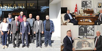 BAŞKAN ALİ DOĞAN’DAN BAŞKAN HAYDAR İKİZER’E ANLAMLI ZİYARET