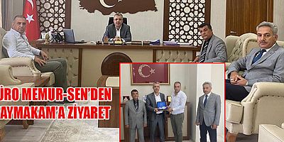 BAŞKAN ATAKAN’DAN KAYMAKAM VURAL’A ZİYARET