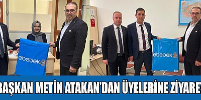 BAŞKAN ATAKAN ÜYESİNİN YANINDA OLMAYA DEVAM EDİYOR