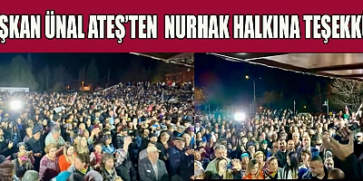 BAŞKAN ATEŞ, İNANDIK,BAŞARDIK VE KAZANDIK