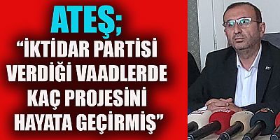 BAŞKAN ATEŞ, “SORUMLULUĞUMUZUN FARKINDAYIZ”