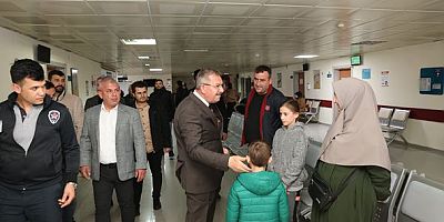 BAŞKAN AYDIN'DAN DİŞ HASTANESİNE ZİYARET 