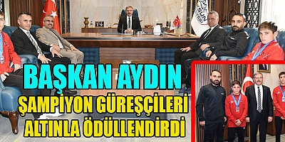 BAŞKAN AYDIN SPORCULARIMIZA DESTEĞİMİZ DEVAM EDECEK