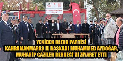 BAŞKAN AYDOĞAR:  “GAZİLERİMİZİ HER GÜN ANMALIYIZ”
