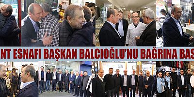 Kahramanmaraş Ticaret ve Sanayi Odası (KMTSO) Başkanı Şahin Balcıoğlu ve ekibi