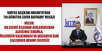 BAŞKAN BULUNTU: 30 AĞUSTOS TARİHİMİZİN EN GURUR VERİCİ ANLARINDAN BİRİ