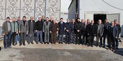 BAŞKAN BULUNTU,  KÜÇÜK SANAYİ SİTESİNDE ESNAFLARLA BULUŞTU 