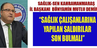 BAŞKAN BÜNYAMİN DEMİRCİ: GEÇMİŞ OLSUN
