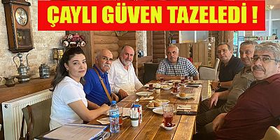 BAŞKAN ÇAYLI YENİLENEREK YOLUMUZA DEVAM EDECEĞİZ