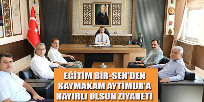  BAŞKAN ÇETİN’DEN KAYMAKAM AYTİMUR’A ZİYARET