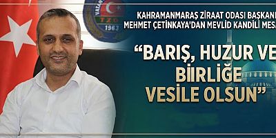 BAŞKAN ÇETİNKAYA: BİRLİK VE BERABERLİĞİMİZ DAİM OLSUN