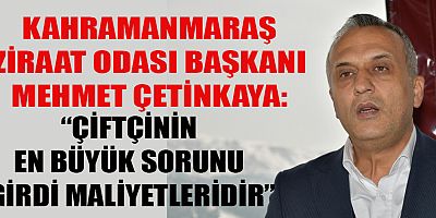 BAŞKAN ÇETİNKAYA  KURAKLIK, HEM SULAMA, HEM DE İÇME SUYUNU TEHDİT EDİYOR