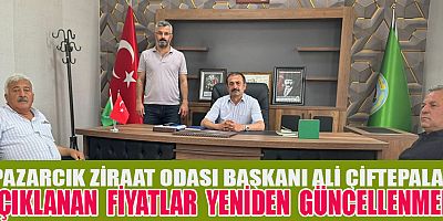 Pazarcık Ziraat Odası Başkanı Ali Çiftepala
