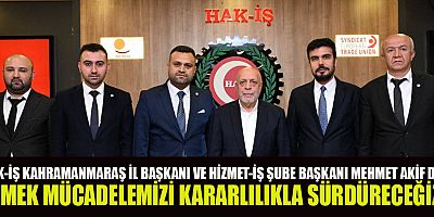 BAŞKAN DAĞ: “BİRLİK VE DAYANIŞMA RUHUYLA YOLUMUZA DEVAM EDECEĞİZ”