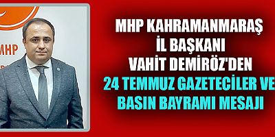 BAŞKAN DEMİRÖZ,  BASIN ÖNEMLİ VE SORUMLULUK GEREKTİREN BİR MESLEK