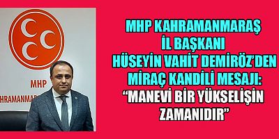 BAŞKAN DEMİRÖZ:  “BİRLİK, KARDEŞLİK VE DAYANIŞMA İÇİNDE OLALIM”