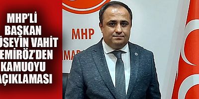 BAŞKAN DEMİRÖZ: “MİLLİYETÇİ HAREKET HİÇBİR ZAMAN BÖYLE KÜÇÜK HESAPLARIN PEŞİNDE OLMADI”
