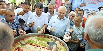 BAŞKAN DOĞAN’DAN VATANDAŞLARA AŞURE İKRAMI