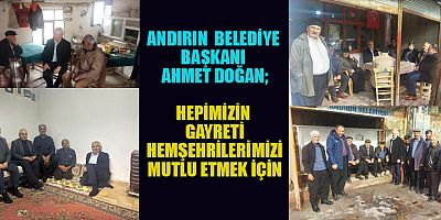 BAŞKAN DOĞAN TÜM ENERJİMİZLE ÇALIŞIYORUZ
