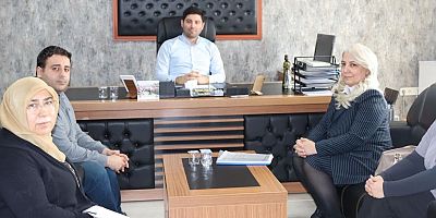 BAŞKAN EBRU KAYA’DAN MÜDÜR KENAN HAVAN’A ZİYARET