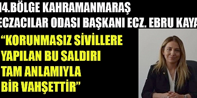 BAŞKAN EBRU KAYA: İSRAİL’İN HASTANE SALDIRISINI EN AĞIR ŞEKİLDE LANETLİYORUZ