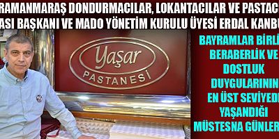 BAŞKAN ERDAL KANBUR, BAYRAMLARDA KÜÇÜKLER SEVİNDİRİLİP, BÜYÜKLERİN HAYIR DUALARI ALINMALI