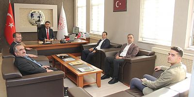 BAŞKAN EROĞLU'DAN,  GENÇLİK VE SPOR İL MÜDÜR'Ü BOZ'A ZİYARET