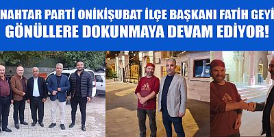 BAŞKAN FATİH GEYİK: “GÖNÜLDEN GÖNÜLE KÖPRÜLER KURMAYA GELDİK”