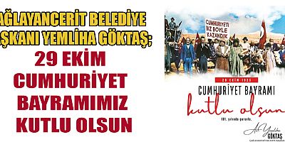 BAŞKAN GÖKTAŞ CUMHURİYET’İ YAŞATMAYA HER ZAMAN DEVAM EDECEĞİZ