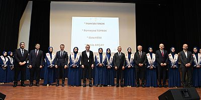 BAŞKAN GÖRGEL, 70 HAFIZIN MEZUNİYET SEVİNCİNE ORTAK OLDU