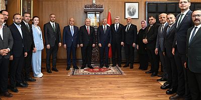 BAŞKAN GÖRGEL, BAKAN GÜLER’İ MAKAMINDA AĞIRLADI