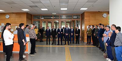 BAŞKAN GÖRGEL, BELEDİYE PERSONELLERİYLE BİR ARAYA GELEREK BAYRAMLARINI KUTLADI