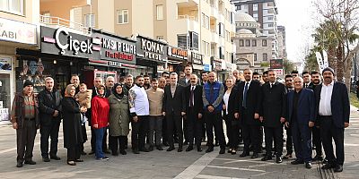 Binevler’de esnaflarla bir araya gelen Başkan Görgel