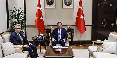 BAŞKAN GÖRGEL, CUMHURBAŞKANI YARDIMCISI YILMAZ’I ZİYARET ETTİ