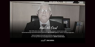 BAŞKAN GÖRGEL’DEN HACI ALİ ÖZAL İÇİN TAZİYE MESAJI