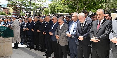 BAŞKAN GÖRGEL, HACI ALİ ÖZAL’IN CENAZE TÖRENİNE KATILDI