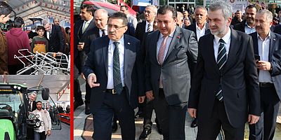 8. Kahramanmaraş Tarım ve Gıda Hayvancılık Fuarı’nın açılışına katılan Ak Parti Kahramanmaraş İl Başkanı Fırat Görgel