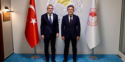 BAŞKAN GÖRGEL, TARIM VE ORMAN BAKANI YUMAKLI İLE BİR ARAYA GELDİ