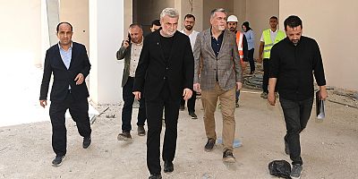 BAŞKAN GÖRGEL “TÜRKİYE’YE ÖRNEK OLACAK GENÇLİK VE SPOR MERKEZİMİZ HIZLA YÜKSELİYOR”