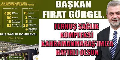 Ak Parti Kahramanmaraş İl Başkanı Fırat Görgel