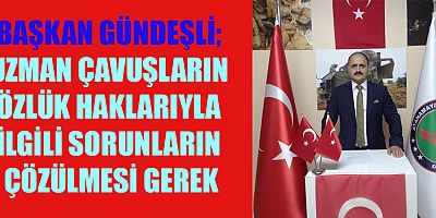 BAŞKAN GÜNDEŞLİ 
