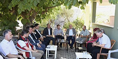 BAŞKAN GÜNGÖR, 15 TEMMUZ ŞEHİDİ NİYAZİ ERGÜVEN’İN AİLESİNİ ZİYARET ETTİ