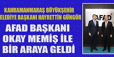 BAŞKAN GÜNGÖR AFAD BAŞKANIMIZA TEŞEKKÜRLERİMİ SUNUYORUM